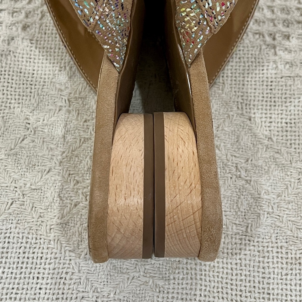 Vaneli Barto Taupe Multi Mosa Sandals - Picture 4 of 6